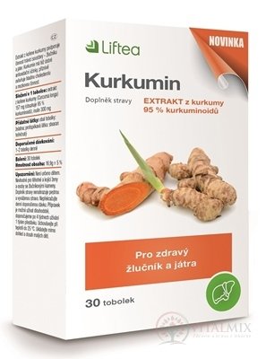 LIFTEA Kurkumin cps 1x30 ks