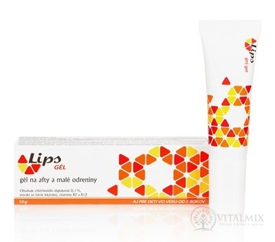 Lips GEL na afty a malé oděrky 1x10 g