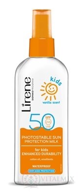 Lirene SUN PROTECTION Kids SPF 50+ Sprej opalovací tělové mléko pro děti 1x150 ml