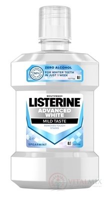 LISTERINE ADVANCED WHITE MILD TASTE ústní voda 1x1000 ml