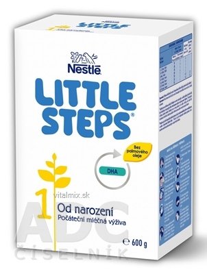 LITTLE STEPS 1 počáteční mléčná kojenecká výživa (od narození) 1x600 g