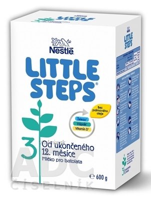 LITTLE STEPS 3 mléčná výživa pro batolata (od ukonč. 12. měsíce) 1x600 g