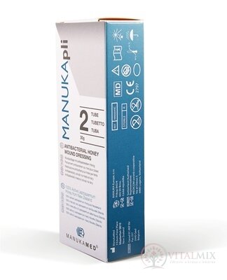 MANUKApli antibakteriální medový gel na rány 2x15 g (30g)