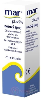 MAR plus 5%, nosní sprej 1x20 ml