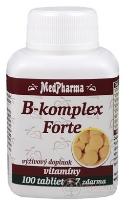 MedPharma B-komplex Forte tbl 100 + 7 zdarma (107 ks)