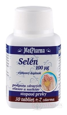 MedPharma SELEN 100 MCG tbl 30 + 7 zdarma (37 ks)