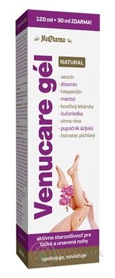 MedPharma VENUCARE GEL NATURAL gel 120 ml + 30 ml zdarma (150 ml)