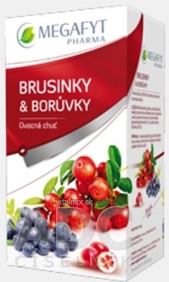 MEGAFYT BRUSINKY &amp; borůvky ovocný čaj 20x2 g (40 g)