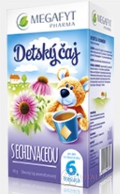 MEGAFYT Dětský čaj S Echinacea inov.2015, ovocně-bylinný čaj, 20x2 g (40 g)