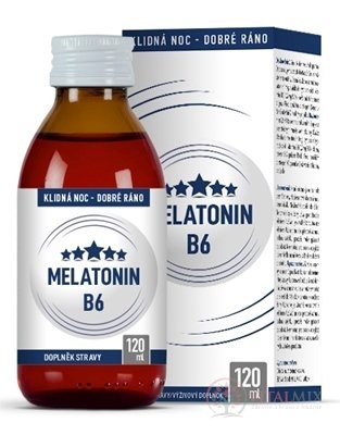 MELATONÍN B6 - Clinical sirup + maska na spaní zdarma 1x120 ml