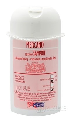 Mercan 5% sprchový šampon 1x250 ml