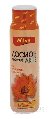 Milva PLEŤOVÁ VODA ANTI AKNÉ S měsíček (Milva Anti-Acne Lotion Calendula) 1x100 ml