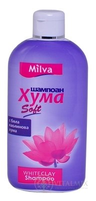 Milva ŠAMPON Huma WHITE CLAY (Milva Shampoo WHITE CLAY) 1x200 ml
