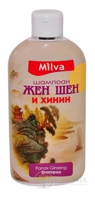 Milva ŠAMPON Ženšen A chinin (Milva Shampoo GINSENG) 1x200 ml