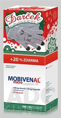 MOBIVENAL micro tbl flm 100 + 20 zdarma (120 ks) + dárek rukavice, 1x1 set