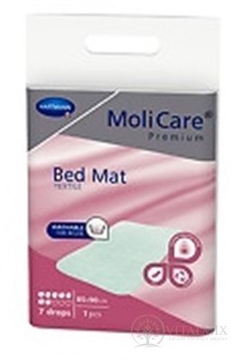 MoliCare Premium Bed Mat Textile 7 kapek 85x90cm textilní absorpční podložka 1x1 ks