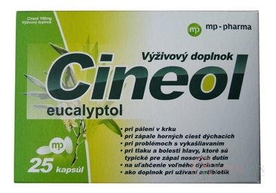 mp Cineol 100 mg cps 1x25 ks