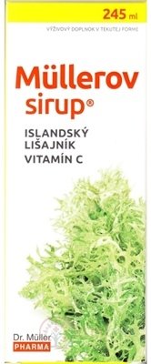 MÜLLERŮV SIRUP S ISLANDSKÝM LIŠEJNÍKEM A VIT. C 1x245 ml