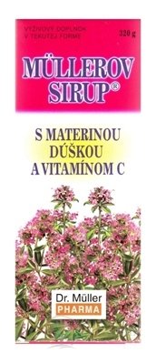 MÜLLERŮV SIRUP S mateřídoušky A VIT. C 1x320 g