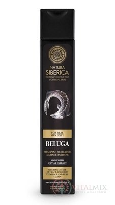 NATURA siberica BELUGA Shampoo šampon - aktivátor proti vypadávání vlasů Beluga, 1x250 ml