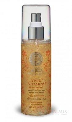 NATURA siberica VIVID VITAMINS For Hair and Body živé vitamíny s okamžitou hydratací na vlasy a tělo, 1x125 ml