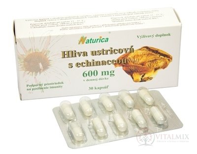 Naturica HLÍVA ÚSTŘIČNÁ s echinaceou cps 1x30 ks