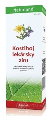 Naturland KOSTIVAL LÉKAŘSKÝ 2 in1 KRÉM 1x100 ml