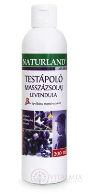 Naturland ošetřující MASÁŽNÍ OLEJ S levanduli 1x200 ml