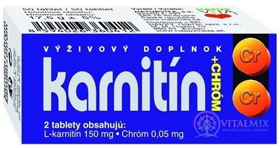 Naturvita KARNITIN + CHROM tbl 1x50 ks