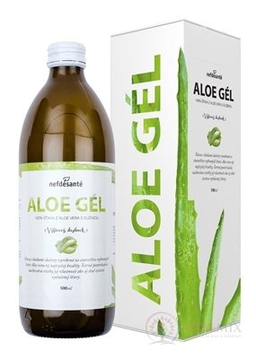 Nefdesanté ALOE GEL šťáva z Aloe Vera s dužinou 1x500 ml