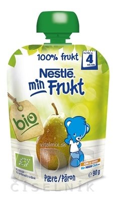 Nestlé min Fruko BIO Hruška kapsička, ovocná přesnídávka (od ukonč. 4. měsíce) 1x90 g
