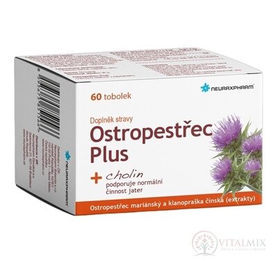 Neuraxpharm Ostropestřec Plus cps 1x60 ks