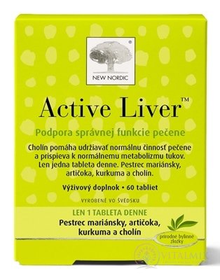 NEW NORDIC Active Liver tbl 1x60 ks