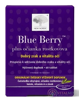 NEW NORDIC Blue Berry tbl 1x60 ks