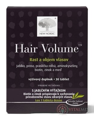 NEW NORDIC HAIR VOLUME tbl 1x30 ks