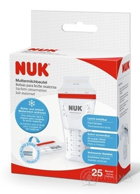 NUK Sáčky na mateřské mléko (inov.2019) 1x25 ks