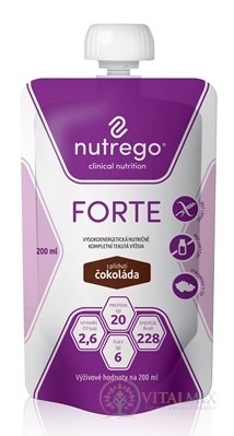 Nutrego FORTE s příchutí čokoláda 12x200 ml