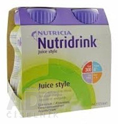 Nutridrink Juice Style s jablečnou příchutí 4x200 ml
