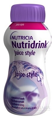 Nutridrink Juice style s příchutí černého rybízu 4x200 ml