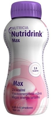 Nutridrink Max s jahodovou příchutí 4x300 ml (1200 ml)
