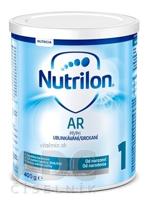 Nutrilon 1 AR mléčná výživa v prášku (od narození) 1x400 g