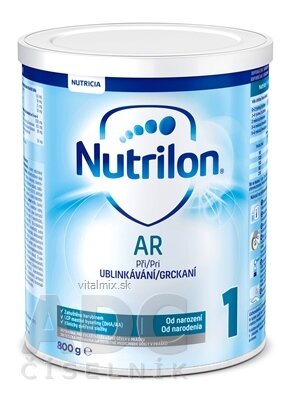 Nutrilon 1 AR mléčná výživa v prášku (od narození) 1x800 g