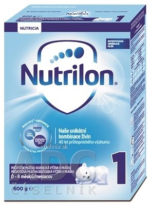 Nutrilon 1 BIB počáteční mléčná kojenecká výživa v prášku (0-6 měsíců) 1x600 g