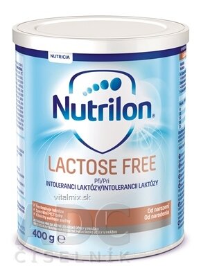 Nutrilon 1 Lactose FREE (Low Lactose) mléčná výživa v prášku (od narození) 1x400 g