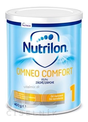 Nutrilon 1 Omneo COMFORT mléčná výživa v prášku (od narození) (inů. 2019) 1x400 g