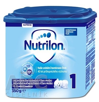 Nutrilon 1 počáteční mléčná kojenecká výživa v prášku (0-6 měsíců) (inov.2018) 1x350 g