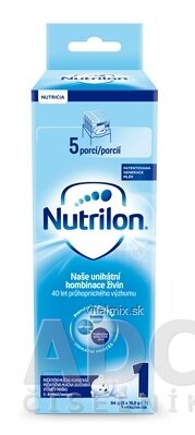 Nutrilon 1 počáteční mléčná kojenecká výživa v prášku (0-6 měsíců) (inov.2018) 5x18,8 g (94 g)