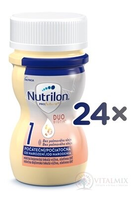 Nutrilon 1 Profutura DUOBIOTIK RTF počáteční kojenecká výživa (od narození), tekutá (inov.2023) 24x70 ml (1680 ml)