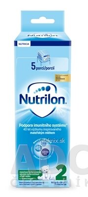 Nutrilon 2 pokračovací mléčná kojenecká výživa v prášku (6-12 měsíců) (inov.2018) 5x30 g (150 g)