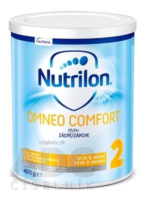 Nutrilon 2 Omneo COMFORT mléčná výživa v prášku (od ukonč. 6. měsíce) (inů. 2019) 1x400 g